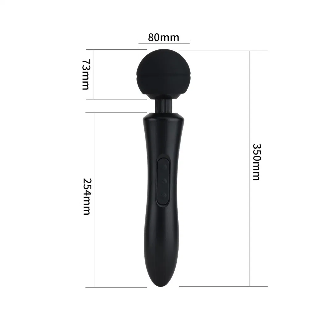 Rechargeable Powerful Silicone Sex Vibrator Toys Big Adult Female Love AV Wand Massage for Women G Spot Wholesale
