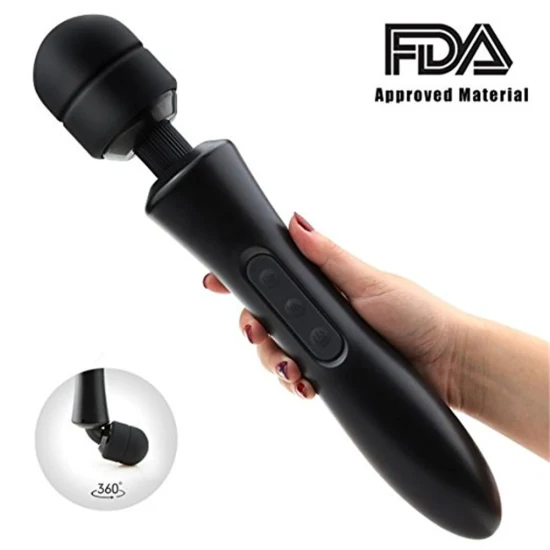 Rechargeable Powerful Silicone Sex Vibrator Toys Big Adult Female Love AV Wand Massage for Women G Spot Wholesale