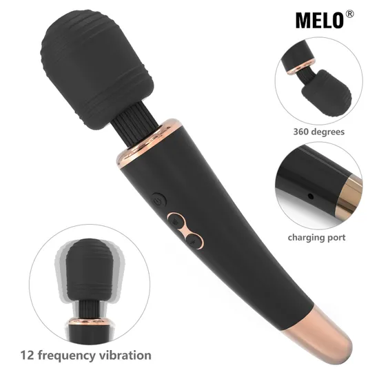 New Big AV Massage Wand Vibrating Sex Toy for Woman