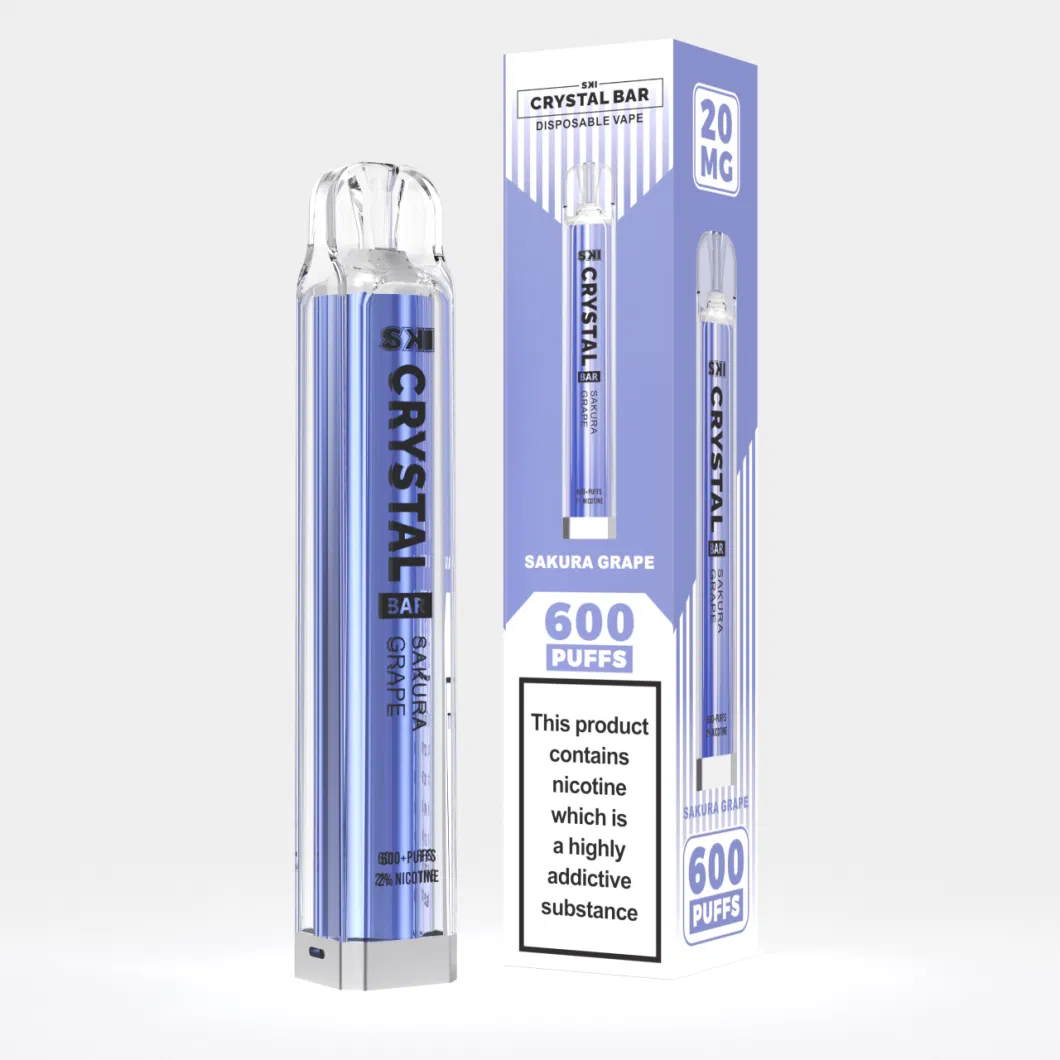 Zbood Customize Cartridge Crystal Bar 600 Ske The Crystal PRO Disposable Wholesale I Vape