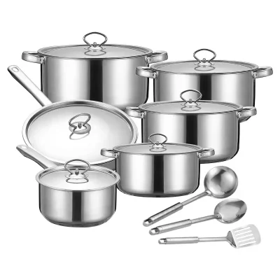 Kitchen Pots and Cookware Sets Kitchen Household Items Stainless Stee