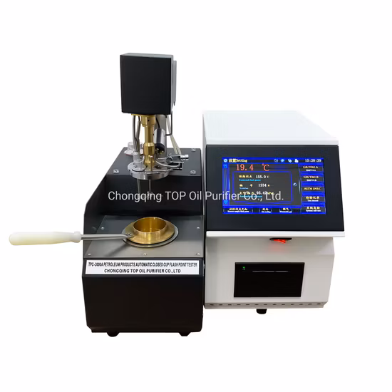 Fully Automated Fuel Diesel Testing Closed Cup Flash Point Tester