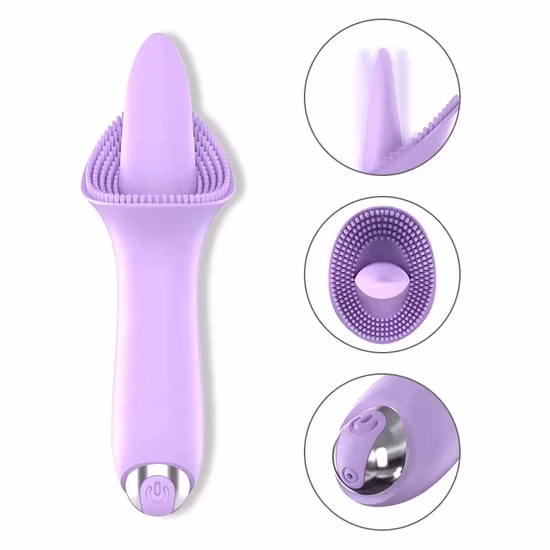 Hot Lovely Dolphin AV Rod Strong Vibrator Wand Massage Sex Toy for Women