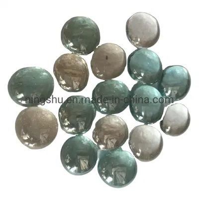 Mosaic Tiles Fire Shades (opaque and transparent) Round Glass Gems Pebbles Nuggets 17