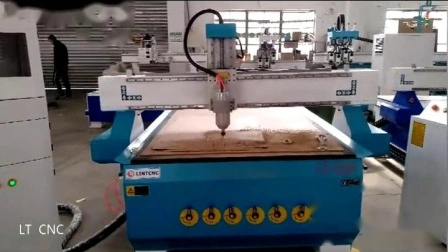 4 Axis 3kw 4.5kw Wood CNC Router 1224 CNC Milling Machine Wood Craving Machine