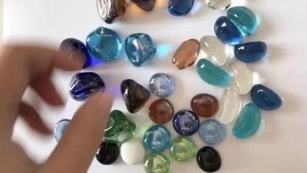 Mixed Glass Pebbles Stones Gems Tiles Nuggets Pebble Marbles Various Qtys